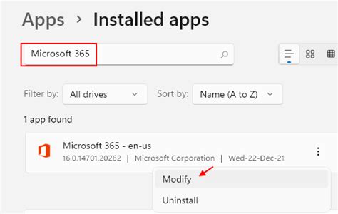 How To Repair Microsoft Office 365 On Windows 11.